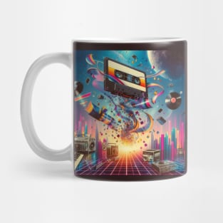 Music tape colorful design Mug